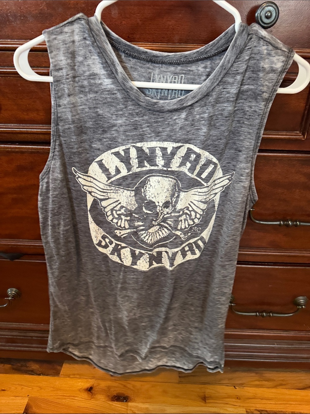 Lucky Brand Gray Lynyrd Skynyrd Graphic Tank